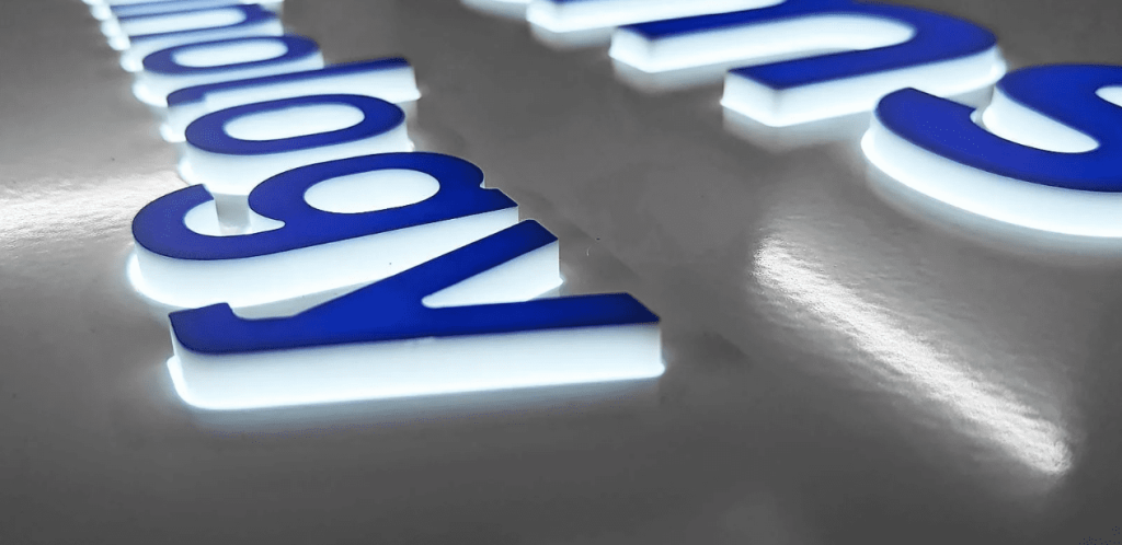 (An image can be seen for an illuminated sign tray)