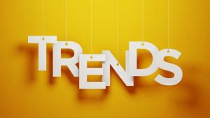 (In the image it can be seen signs showcasing trends) The Digital Signage Trends of 2025