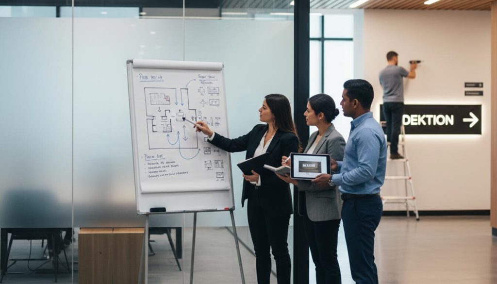 how to plan and implement effective workplace signage